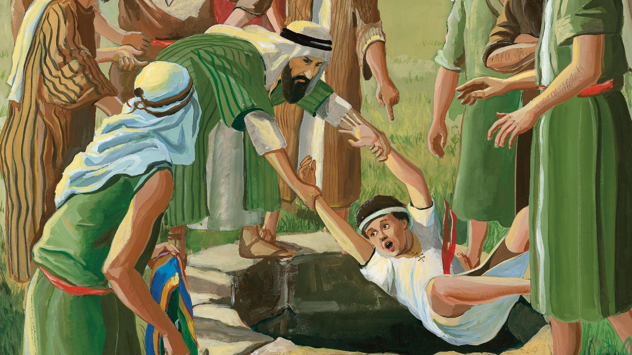 Ilustrasi saat Nabi Yusuf dibuang oleh saudaranya dalam sebuah sumur. (Foto: Istimewa)